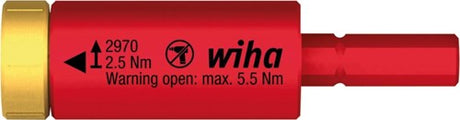 Wiha 41343 moment easytorque adapter electric voor slimbits en slimvario® houder in blister 2.5 nm - 41343