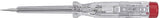 Wiha sb2553 spanningszoeker 220-250 volt sleufkop transparant, met clip in blister 3.0 mm - 32201