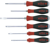 Wiha schroevendraaierset 530hk6 | 6-delig sleuf ph | meercomponentengrepen | 6-kant-mes aanzet | 1 stuk - 21250