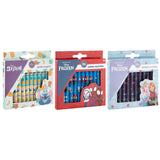 Disney spidey stitch frozen waskrijtjes jumbo 12-delig 3 assorti