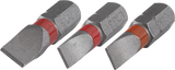 Wolfcraft bits solid | sleuf 0.8x5.5, 1.0x5.5, 1.2x6.5 | 3-delig - 1338000
