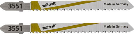 Wolfcraft decoupeerzaagblad | hcs | l=100mm | t-schaft | 2 stuks - 3551000