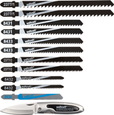 Wolfcraft decoupeerzaagblad-set | 12-delig | t-schaft | 1 set - 2377000