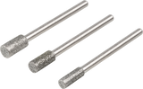 Wolfcraft diamantslijpstift-set | cilindervormig | 3-delig | 1 set - 5987000