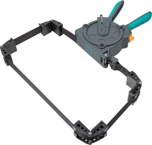 Wolfcraft - bandspanner 5m - snelspanklem - eenhandspanband - lijstspanner - 3681000