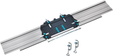 Wolfcraft - geleiderail universeel voor cirkelzaag 1450mm - zaaggeleider- fks 145 geleidingssysteem voor invalzaag - 6913000