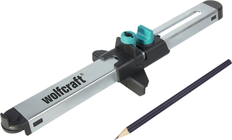 Wolfcraft - laminaat inpasser voor vloeren aftekenen langs wanden 235 mm - 6952000
