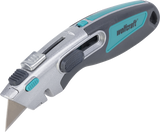 Wolfcraft - 2 in 1 veiligheidsmes met trapeziummes koordmes - 4106000