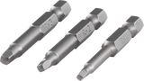 Wolfcraft schroefbits | squareplus | 50 mm | no. 1, 2, 3 | 3-delig - 1266000