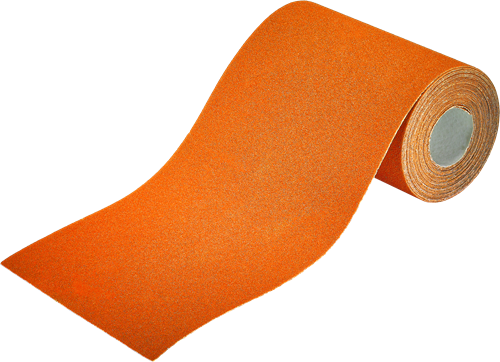 Wolfcraft - schuurpapierrol korrel 80 - voor hout metaal 5 m x 115 mm - 1772000