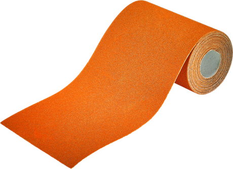 Wolfcraft - schuurpapierrol korrel 80 - voor hout metaal 5 m x 115 mm - 1772000