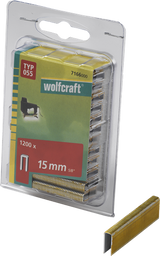 Wolfcraft smalle rugnieten | type 055 | 15mm | 1200 stuks - 7166000