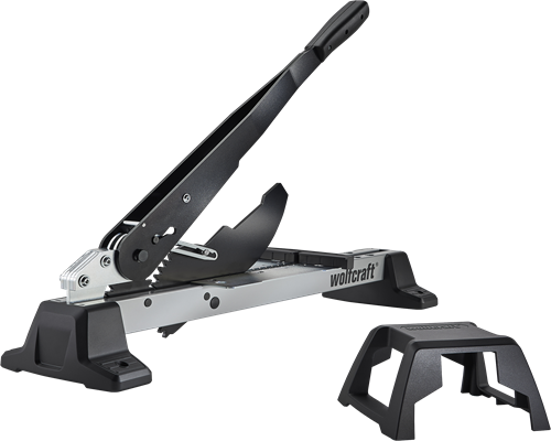 Wolfcraft - laminaatsnijder - vlc 1000 - tot 14 mm dik laminaat - pvc vinyl laminaatknipper - 10 jaar garantie - 6940000