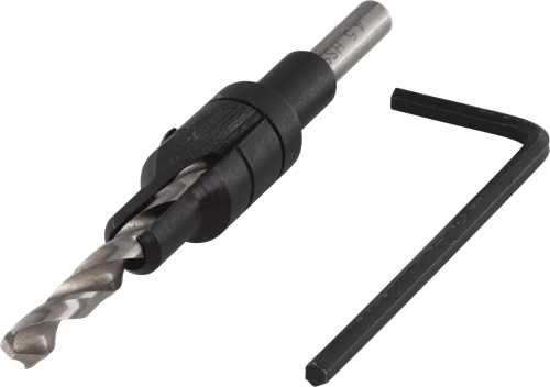 Wolfcraft voorboor | met verzinkboor | ø4,5-11mm | 1 stuk - 2511000