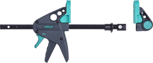 Wolfcraft - lijmklem voor werktafel - werkbladspanner - werkbank klem - 3036000