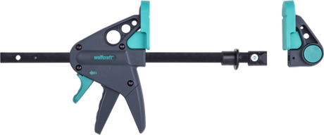 Wolfcraft - lijmklem voor werktafel - werkbladspanner - werkbank klem - 3036000