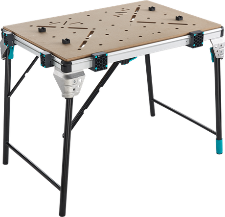 Wolfcraft - master work 1600 - werkbank - werktafel inklapbaar - machinetafel opvouwbaar - de mobiele werkbank - 6909000 - 10 jaar garantie