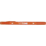 Tombow • twintone dual-tip brushpen carred orange