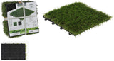 Pro garden terrastegels gras set a 6