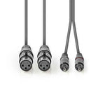 Nedis xlr audiokabel