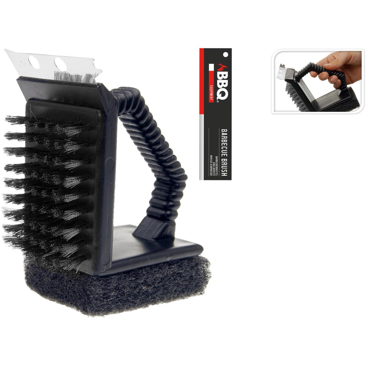 Bbq borstel 3 in 1
