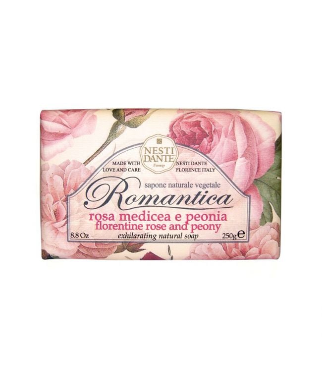 Nesti dante romantica rose peony zeep 250gr.