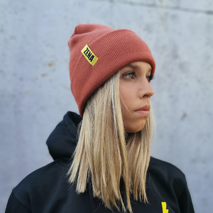 Zena beanie rust