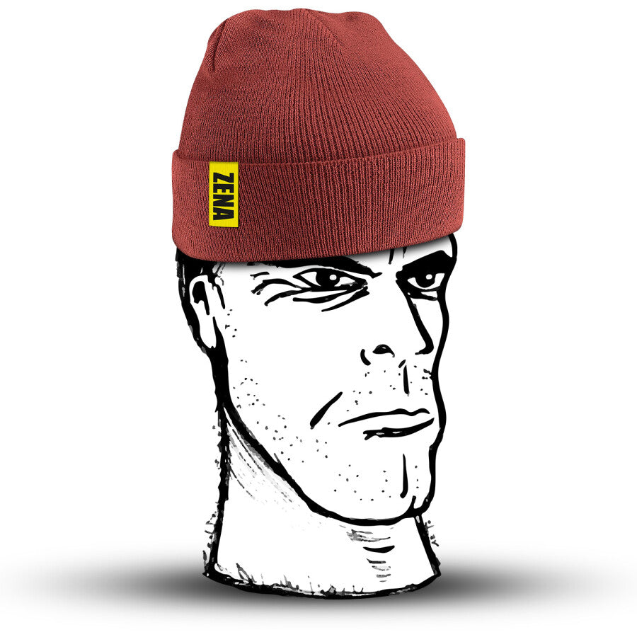 Zena beanie rust