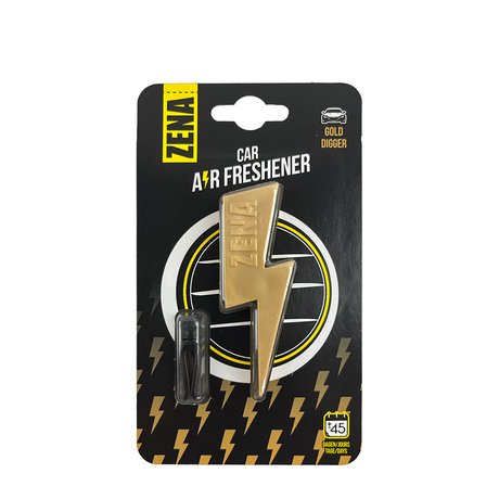 Zena car air freshener gold digger