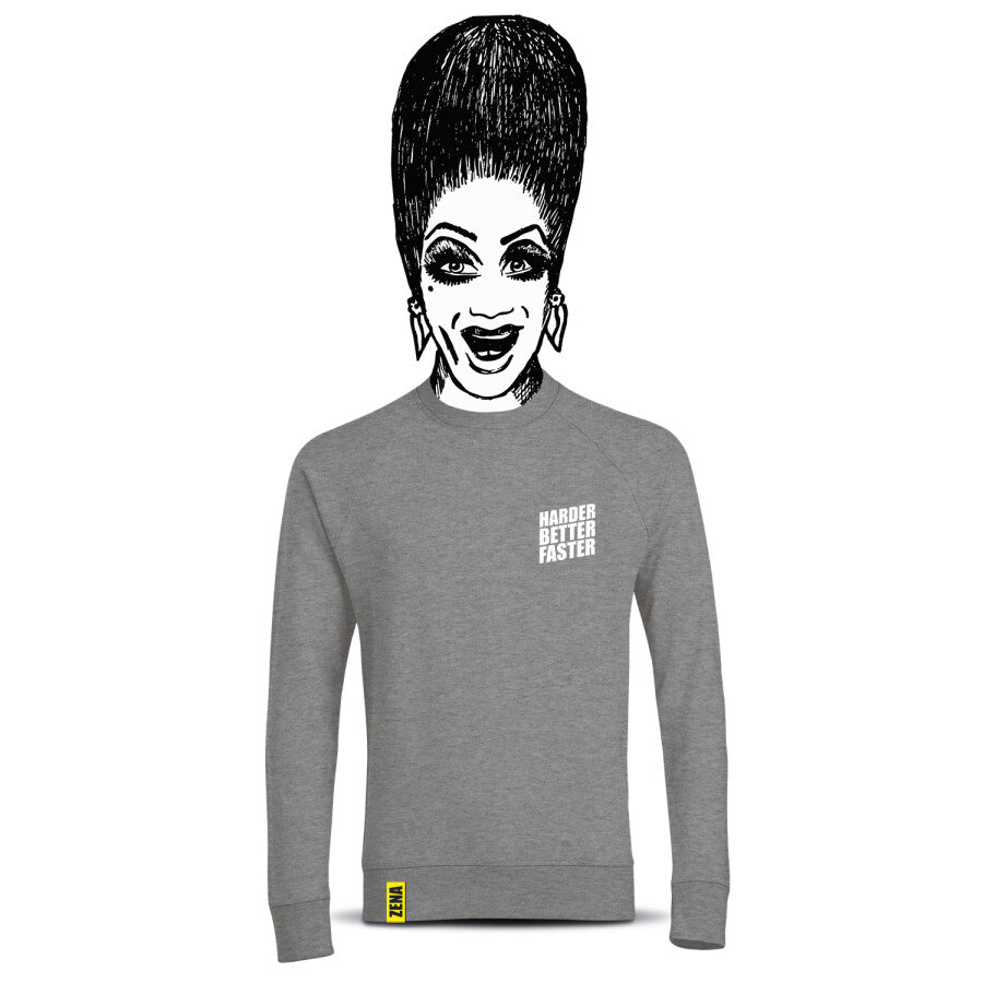 Zena sweater hbf mid heather grey m