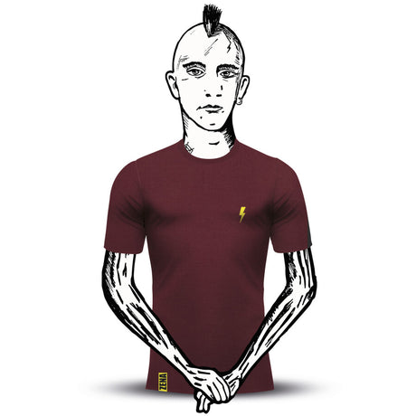 Zena t-shirt flash burgundy m