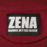 Zena t-shirt flash burgundy s