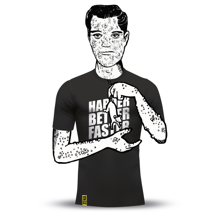 Zena t-shirt hbf black l