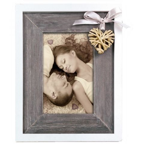 Zep Houten Fotolijst TY0846 Blaye Grey White 10x15 cm