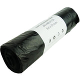 Afvalzak 60l grijs 20 stuks op rol
