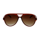 Spectrum zonnebril vintage piloot gradient bruin dames