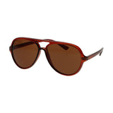 Spectrum zonnebril vintage piloot bruin dames
