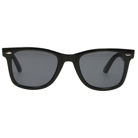 Spectrum polarized zonnebril vierkant zwart smoke heren