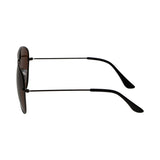 Spectrum polarized zonnebril piloot zwart bruin heren