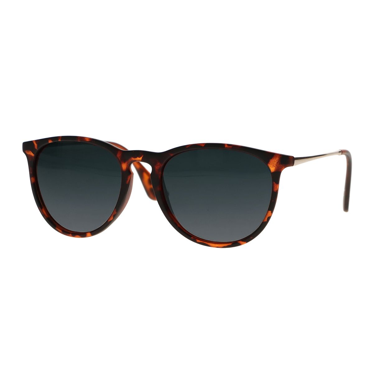 Spectrum zonnebril tortoise goud smoke glas unisex