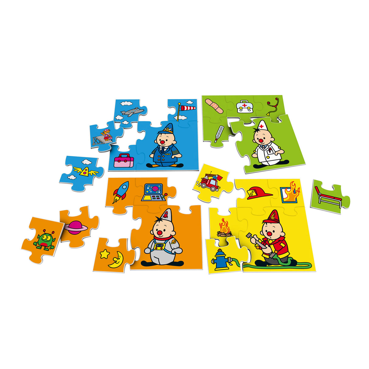 Studio 100 Puzzel Beroepen, 4in1