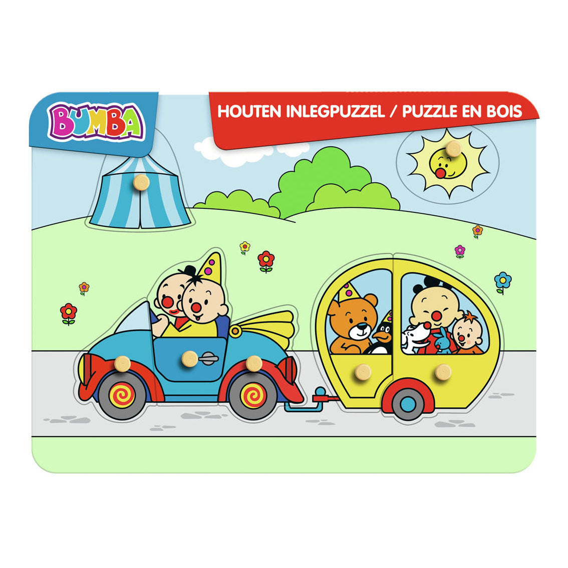 Studio 100 Houten Puzzel Auto