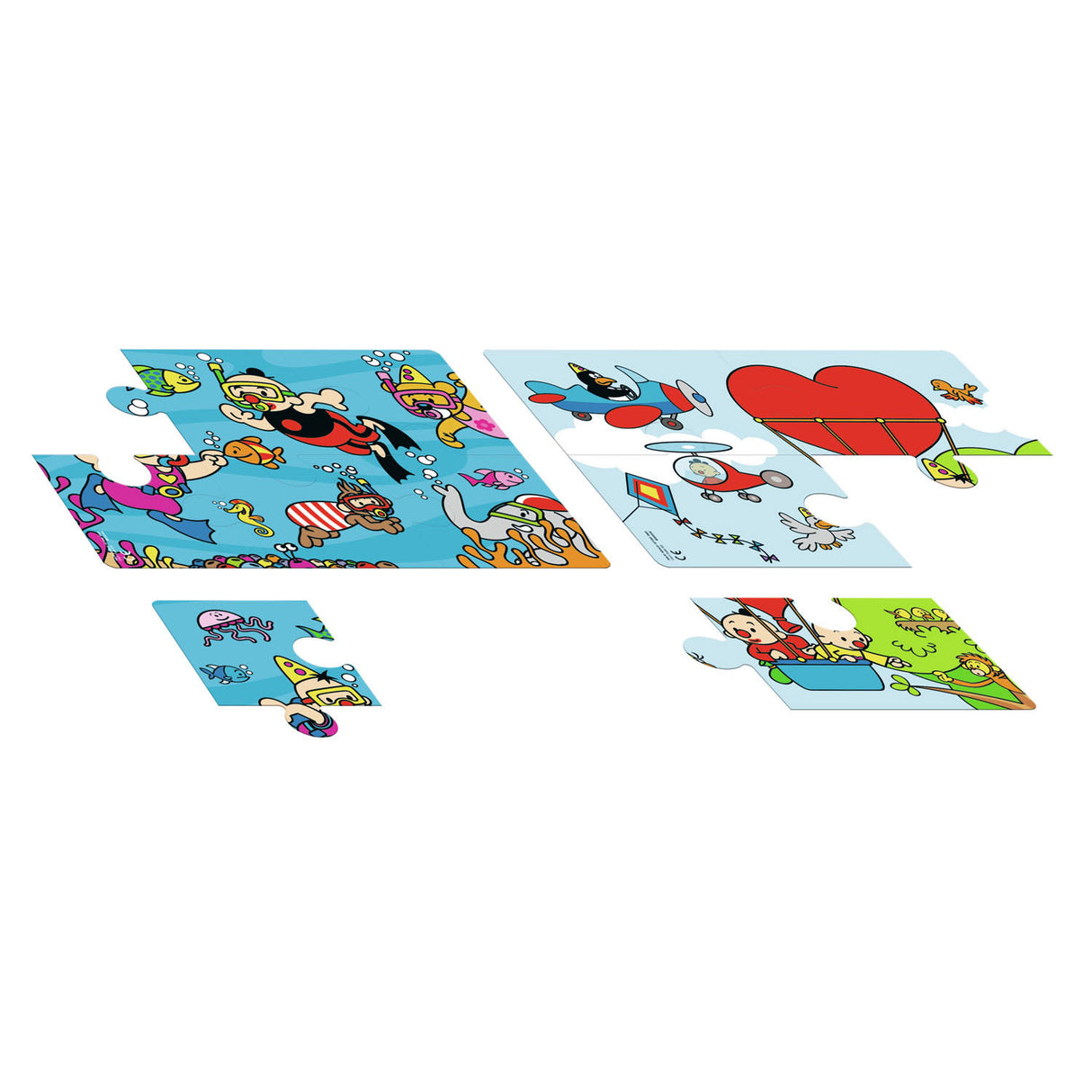 Studio 100 Legpuzzels 2-in-1 10 stukjes