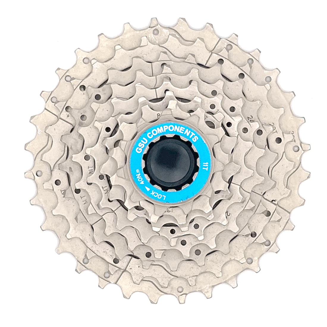 Gsu Cassette 8-speed 11-32 tands zilver