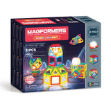 Magformers Neon LED Set, 31dlg.