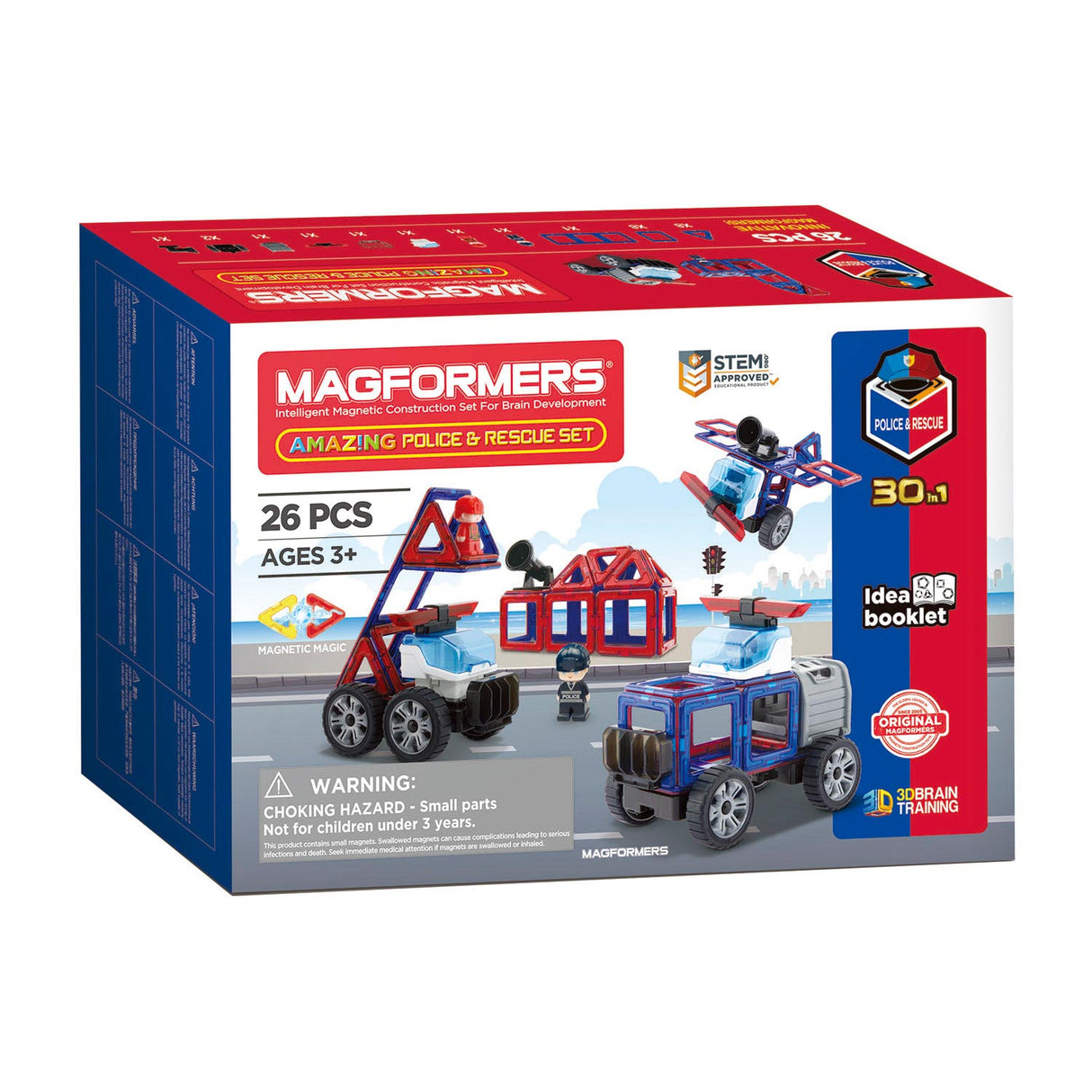 Magformers Amazing Politie Redding Set, 26dlg.