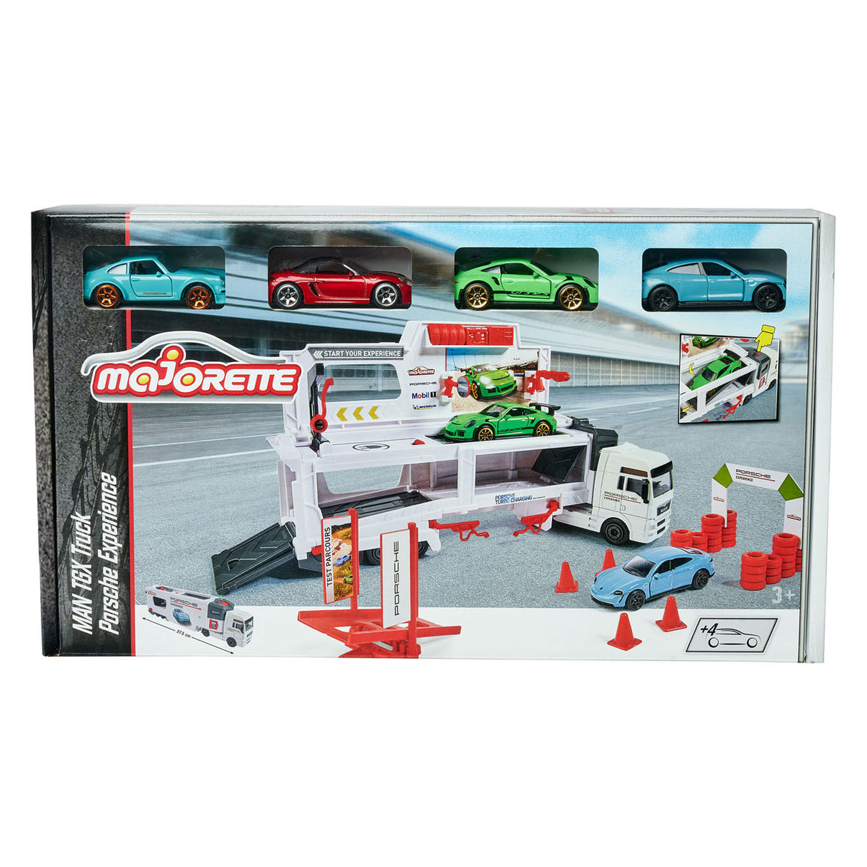 Majorette TGX Porsche Experience Transporter Speelset