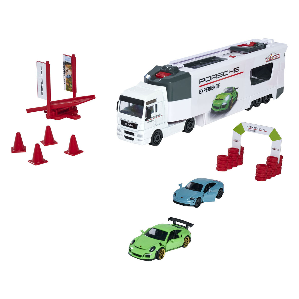 Majorette TGX Porsche Experience Transporter Speelset