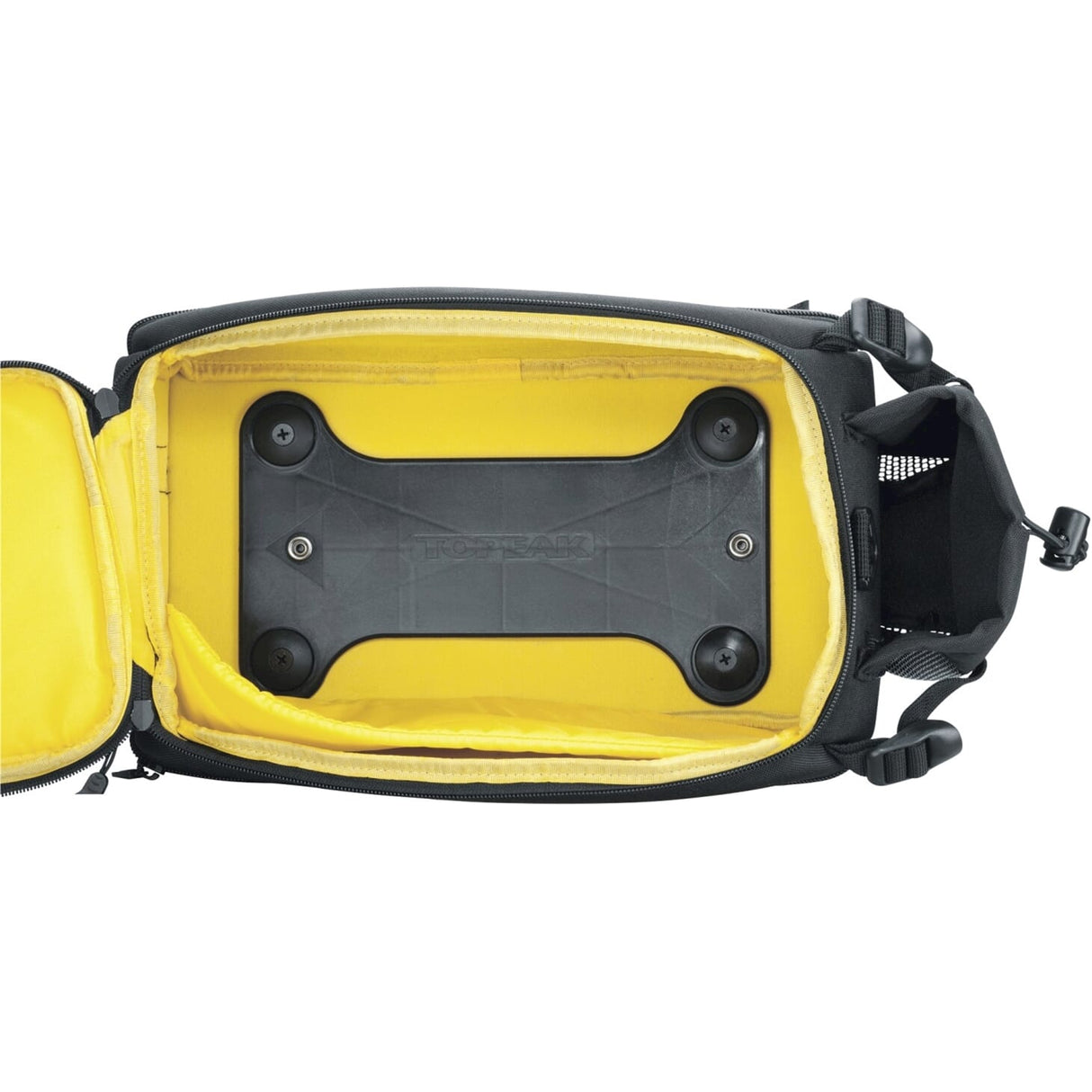 Topeak Dragertas MTS Trunkbag DXP Zwart, 22.6L, klittenband, waterbestendig, bidonhouder