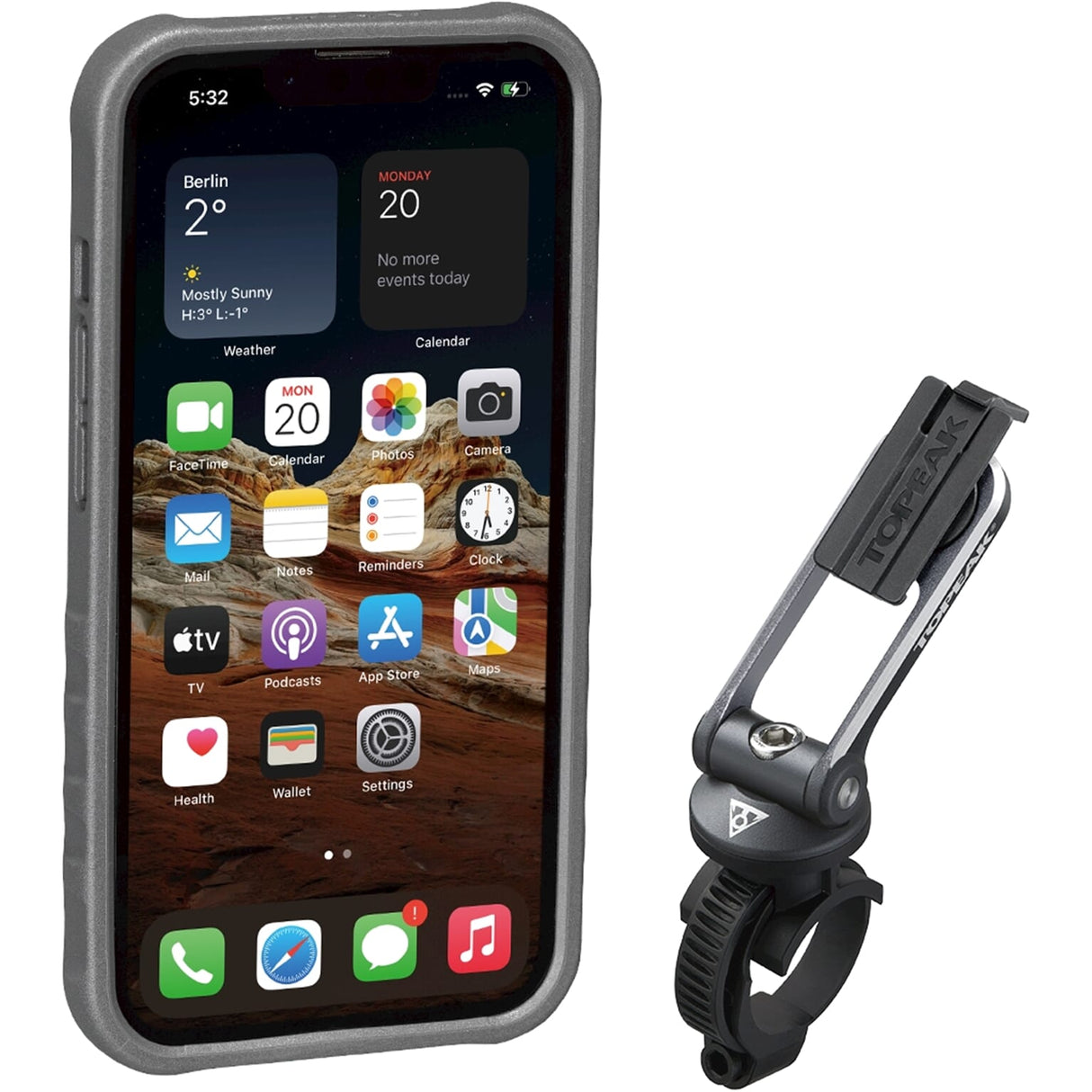 Topeak RideCase iPhone 13 incl. bevestiging